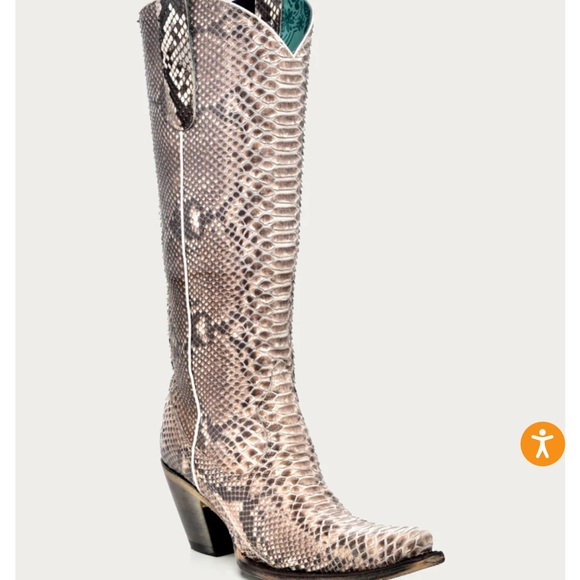 Corral Shoes - Genuine Snakeskin Leather Western Boots